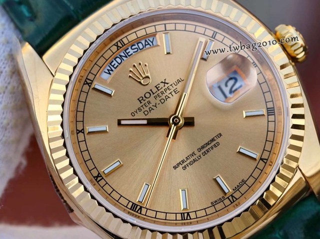 勞力士Day-Date系列手錶 Rolex最經典的系列男士皮帶腕表  gjs1850